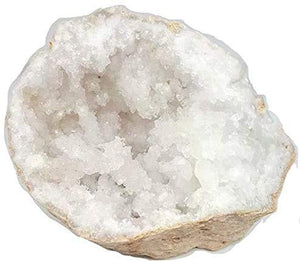 Demi Géode de Cristal - Pierre naturelle de collection , pour recharger les autres pierres ou décoration