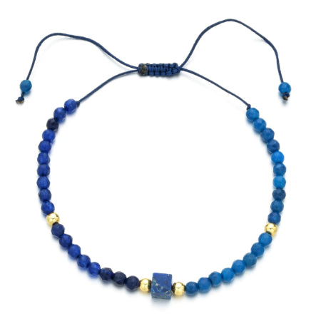 mini bracelet en Lapis Lazuli
