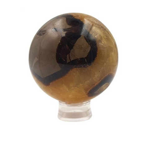Sphère En Septaria nodule ou pierre de Dragon Diam 5 cm