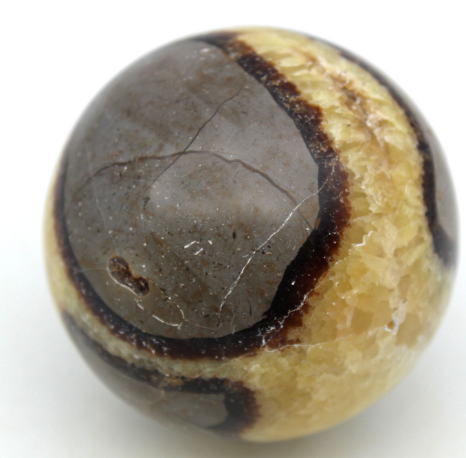 Sphère En Septaria nodule ou pierre de Dragon Diam 5 cm