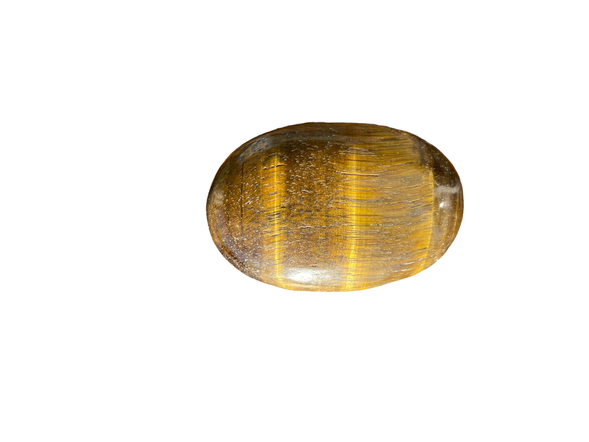 Galets en Oeil de Tigre pour chakras et massages , ou pierre naturelle roulée plate pour collection entre 4 et 6 cm