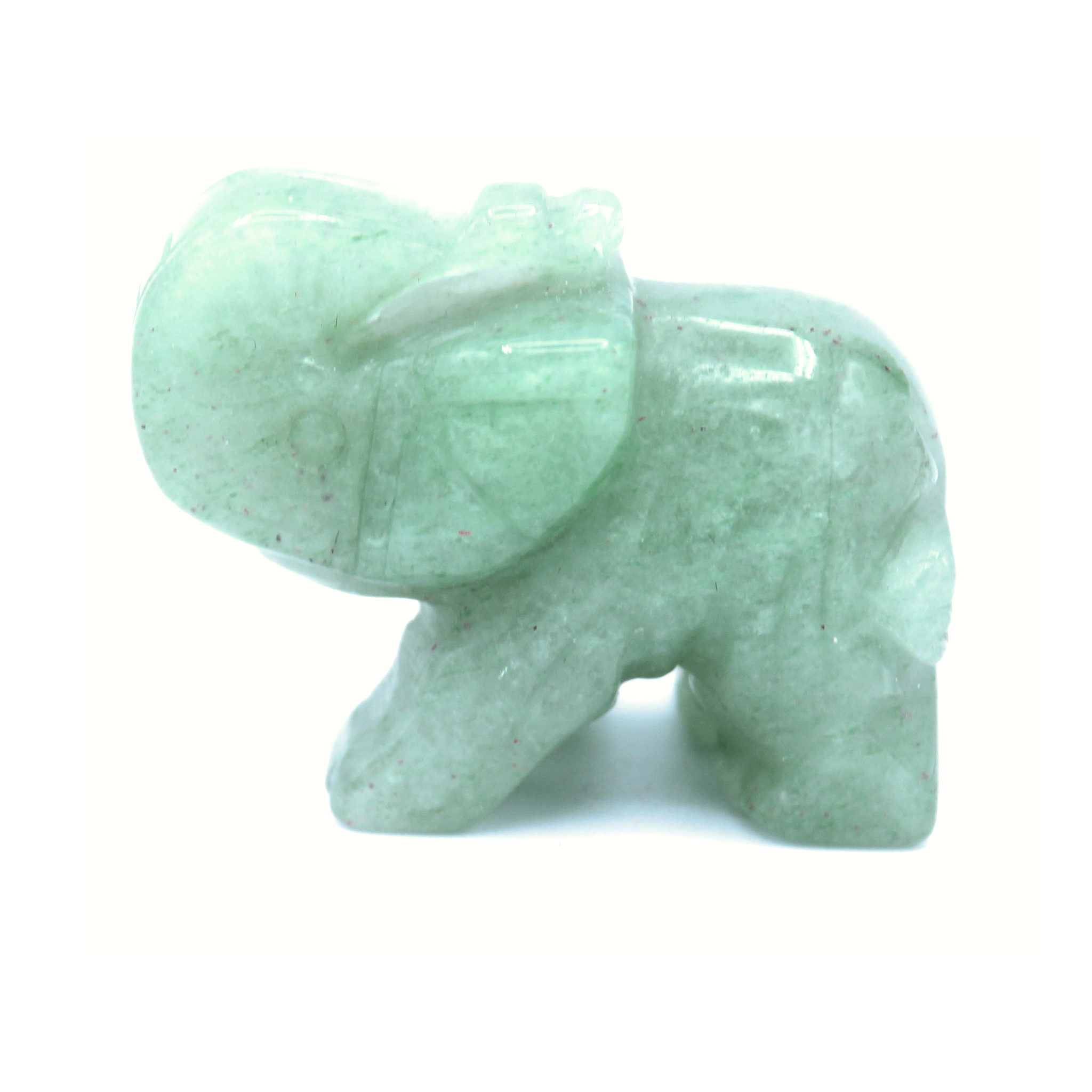 Elephant Ganesh en jade bonheur et prosperité 3 CM