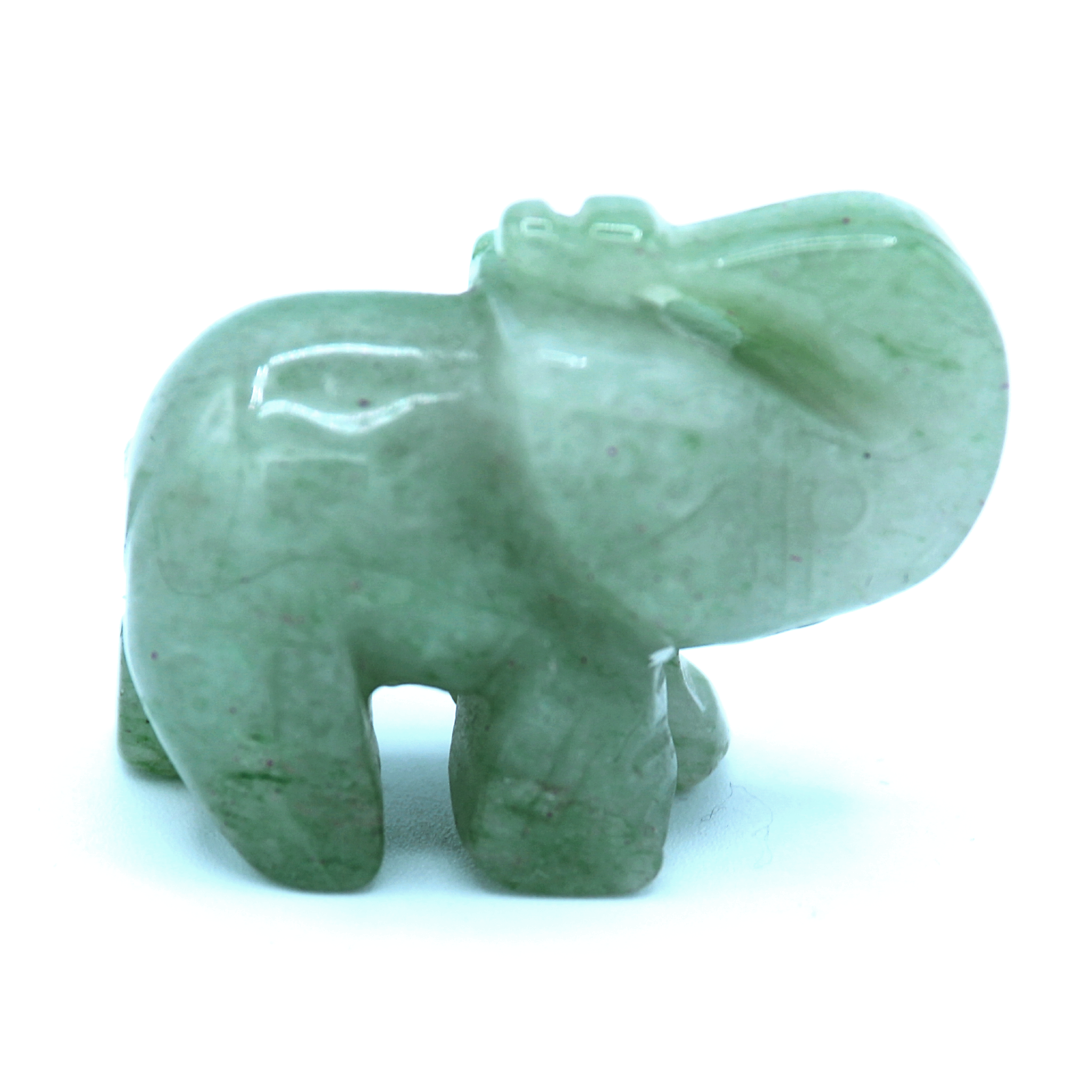 Elephant Ganesh en jade bonheur et prosperité 3 CM