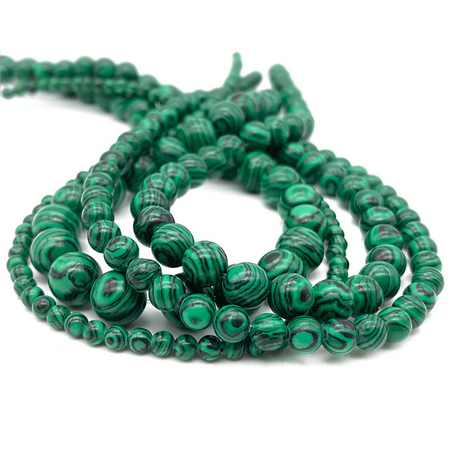 Fil de perles environ 40 cm DIY,Perles pour Bijoux Fabrication de Bracelet Loisirs Créatif Kit de Fabrication Bijoux Perles naturelles