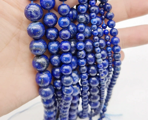 Fil de perles environ 40 cm DIY (LAPIS LAZULI)