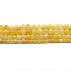 Fil de perles environ 40 cm DIY Citrine