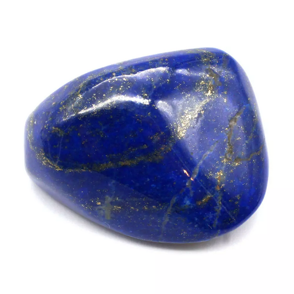 lapis lazuli pierre roulée de 50 g de collection Minéraux Pierre naturelle Lithothérapie.