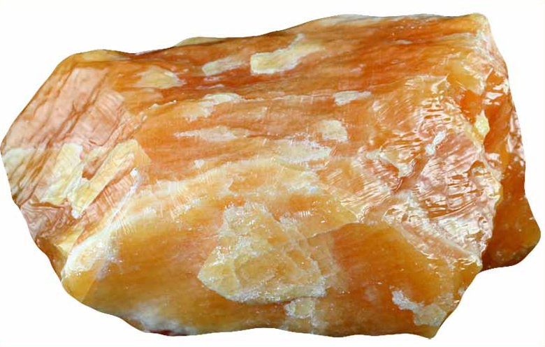 Calcite Jaune-Orange en provenance du Mexique , pierre naturelle brute pour collection et soin