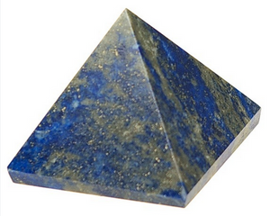 Pyramide en Lapis Lazuli ,pierre naturelle du 3 eme oeil