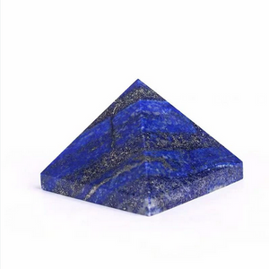 Pyramide en Lapis Lazuli ,pierre naturelle du 3 eme oeil