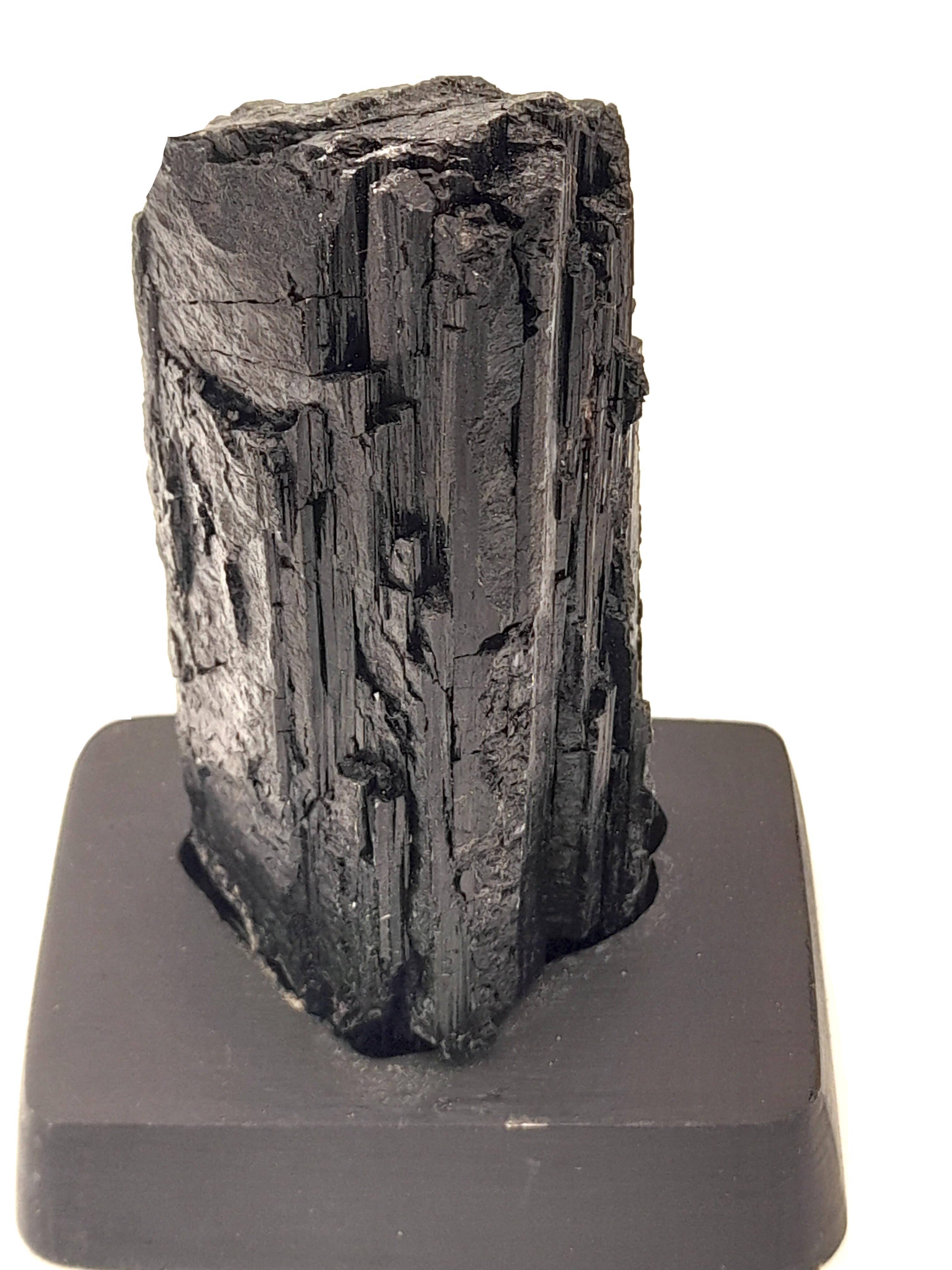 Tourmaline brut, pierre de Collection sur Socle